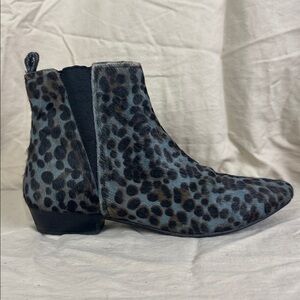 Boden pony hair mollie boots in leopard print size 37 women’s